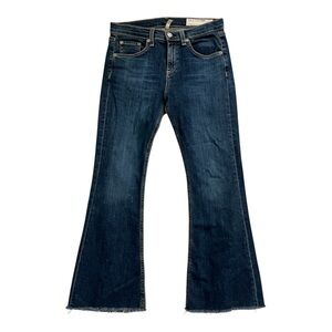 rag & bone Modele Dark Indigo Ankle Flare Jeans size 26